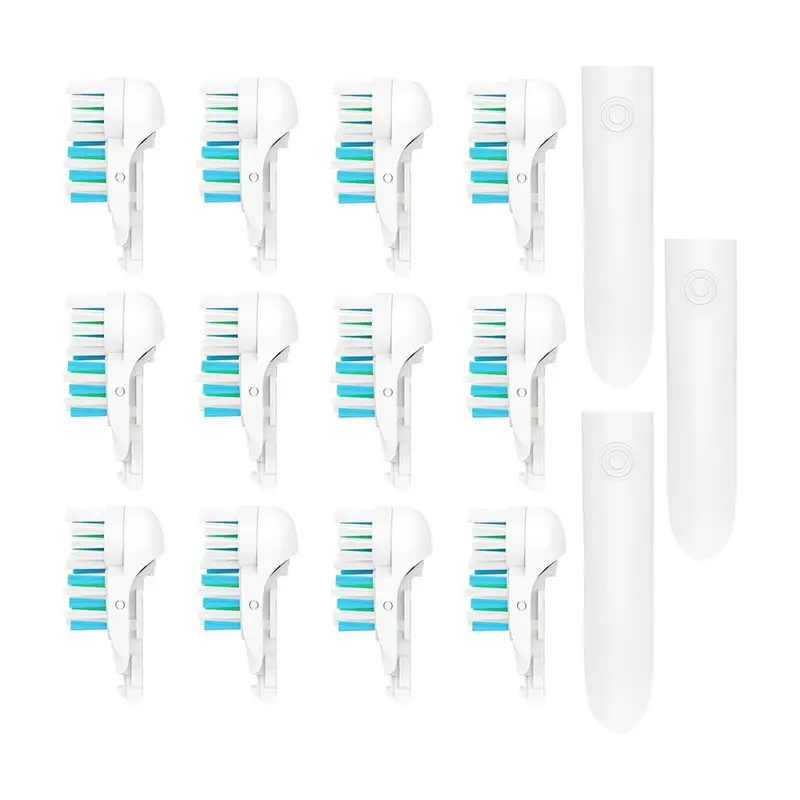 12 Pcs Toothbrush Heads For Oral B Crossaction 4733 4734 4732 Spin Brush Head Sensitive Refill Deep Cleans Teeth