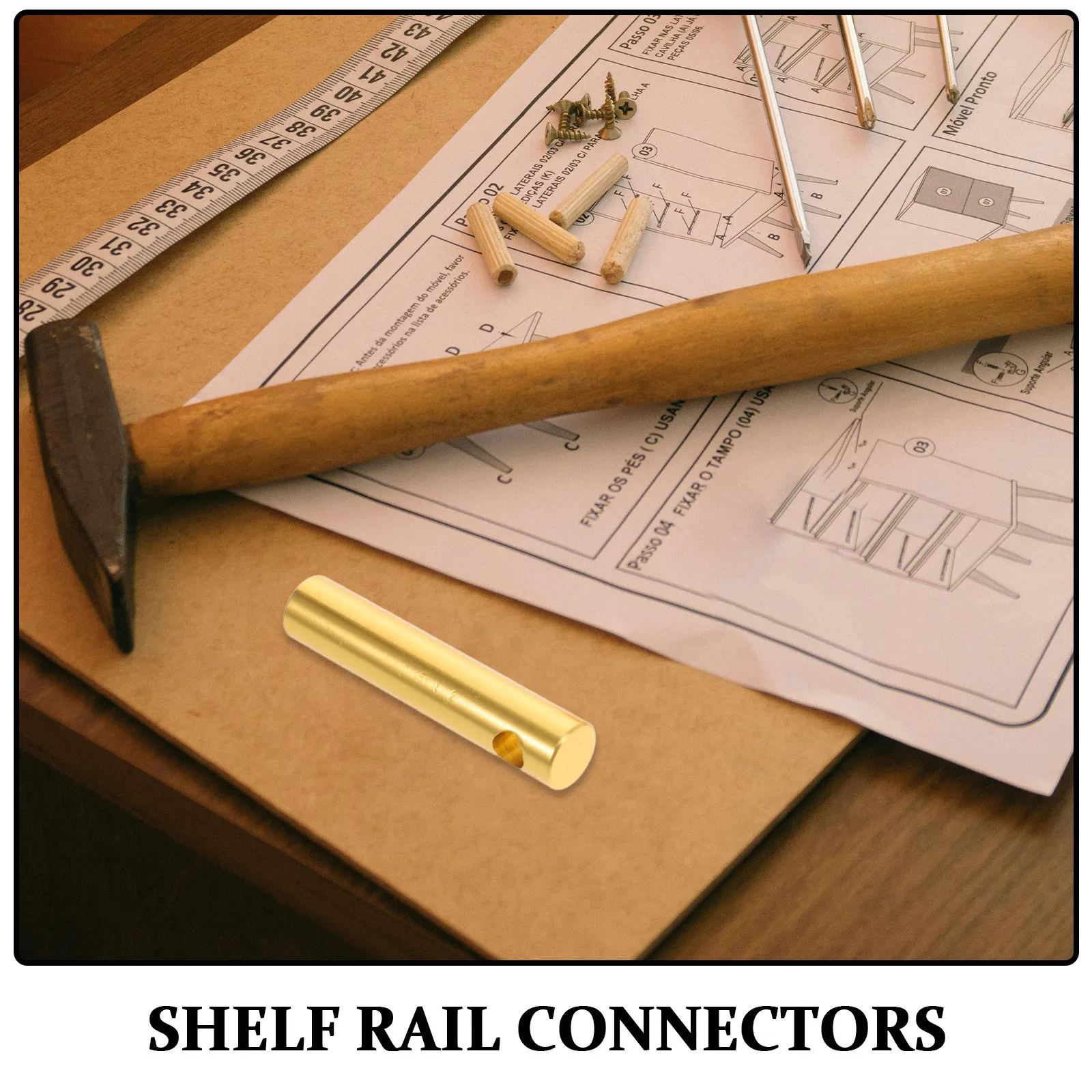 4Pcs Furniture Corner Connector Metal Shelf Rail Connectors Glass Cabinet Railing Connector Gallery Rails for Shelves Cabinet