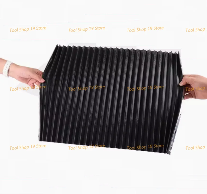 Bridgeport Milling Machine Part Accordion Type Way Mill Rubber Cover 400*600 Lathe Machine CNC Milling