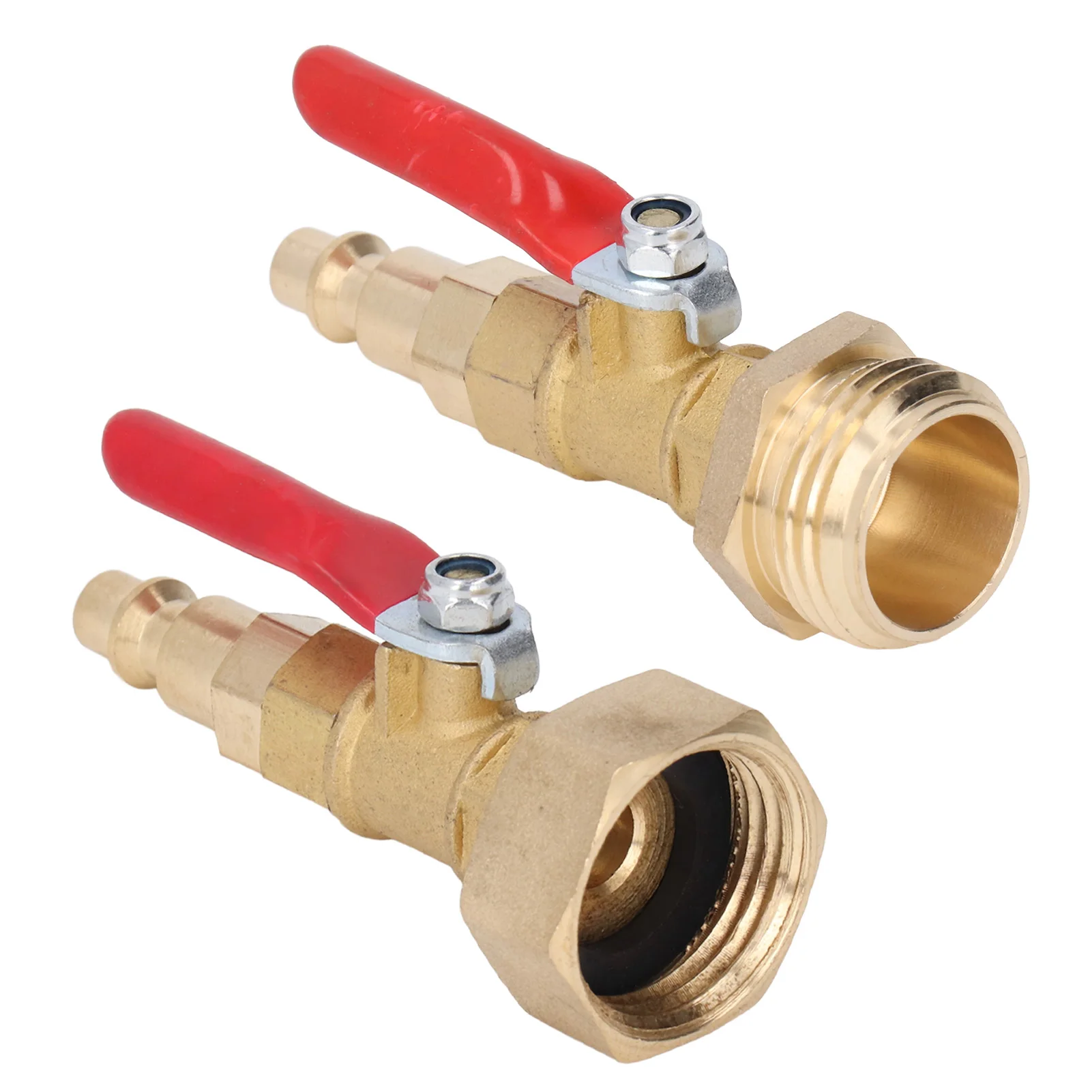 

Латунный адаптер для выдувания Winterize для автофургонов, яхт, быстроразъемный разъем 1/4 дюйма, наружная резьба GHT, соединения для орошения сада ﻿