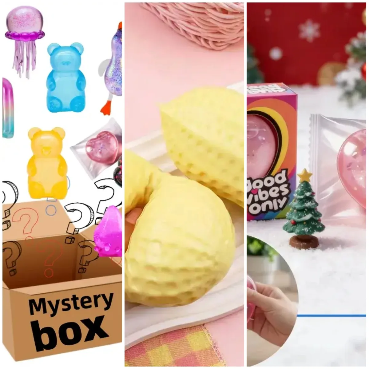 

Hot Blind Box Mystery Fidget Toy Antistress Foot Squishy Squeeze Stress Reliever Toys e Stress Relief Pinch holiday Gift