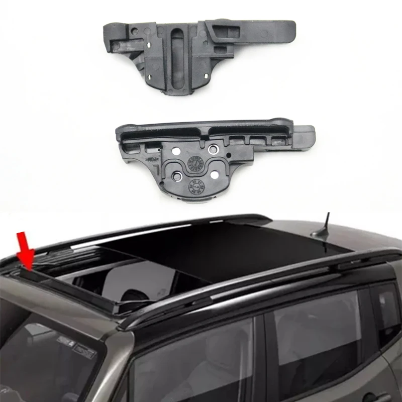 

2Pcs Left and Right Sunproof Rail Slideway Clip Ceiling Bracket For Jeep Renegade 2015-2021