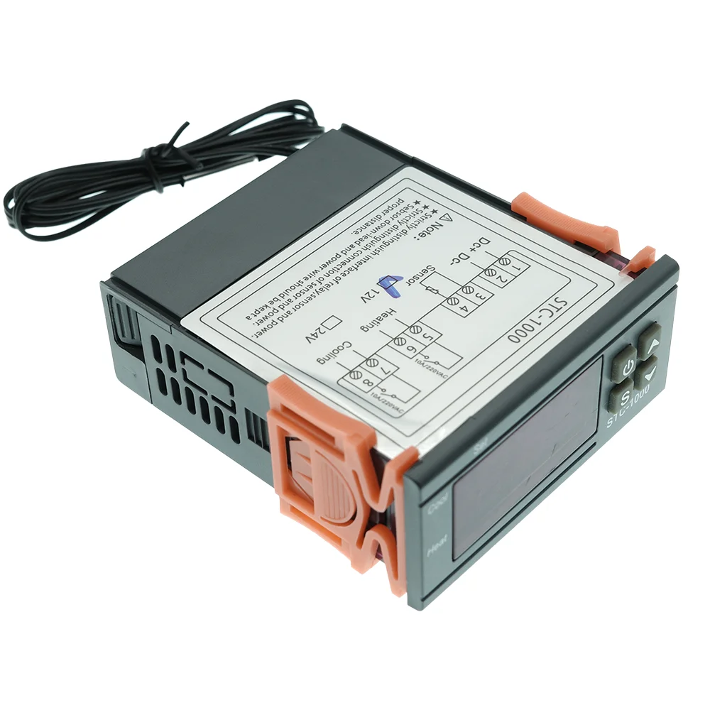 STC 1000 LED digital thermostat for incubator temperature controller thermostat relay heating cooling 12V 24V 110V 220V