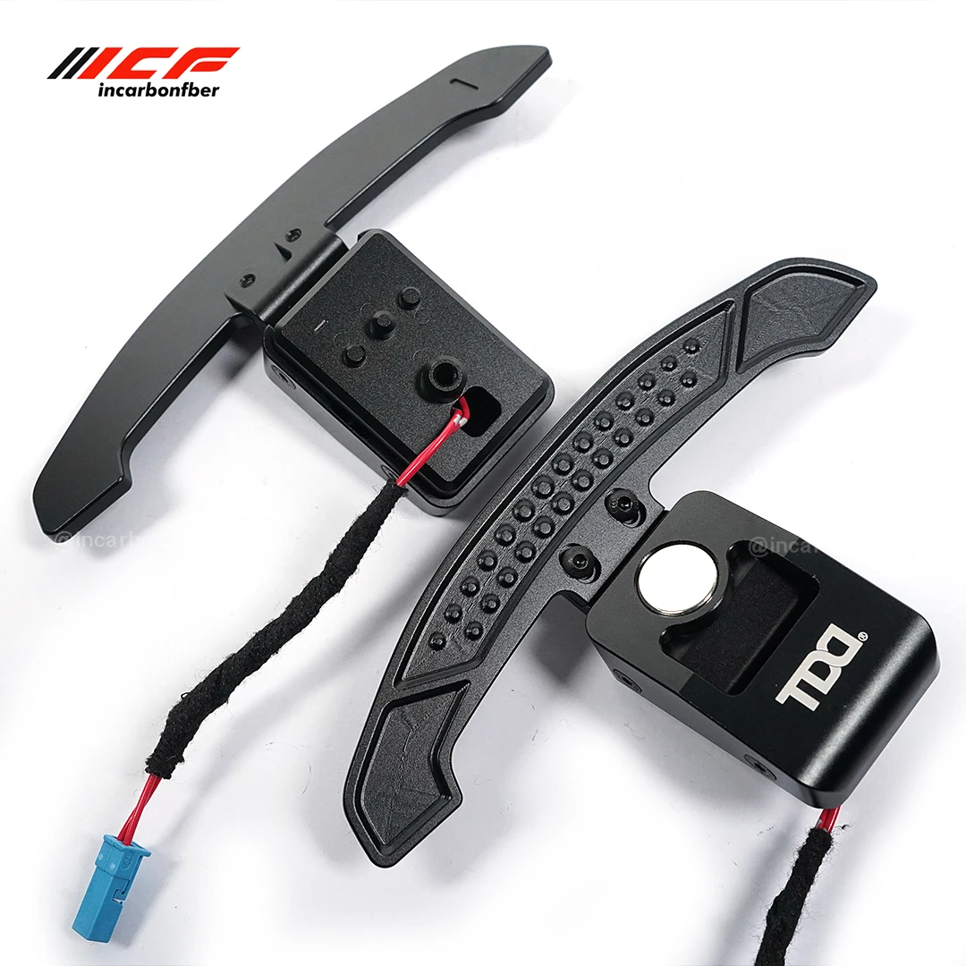 

Магнитные подрулевые переключатели ICF из алюминиевого сплава для BMW 1-4, 5, 7 серий (G20, G30, G80, F10, F20, F21, F30, F22, F80) с эргономичным дизайном для установки сзади