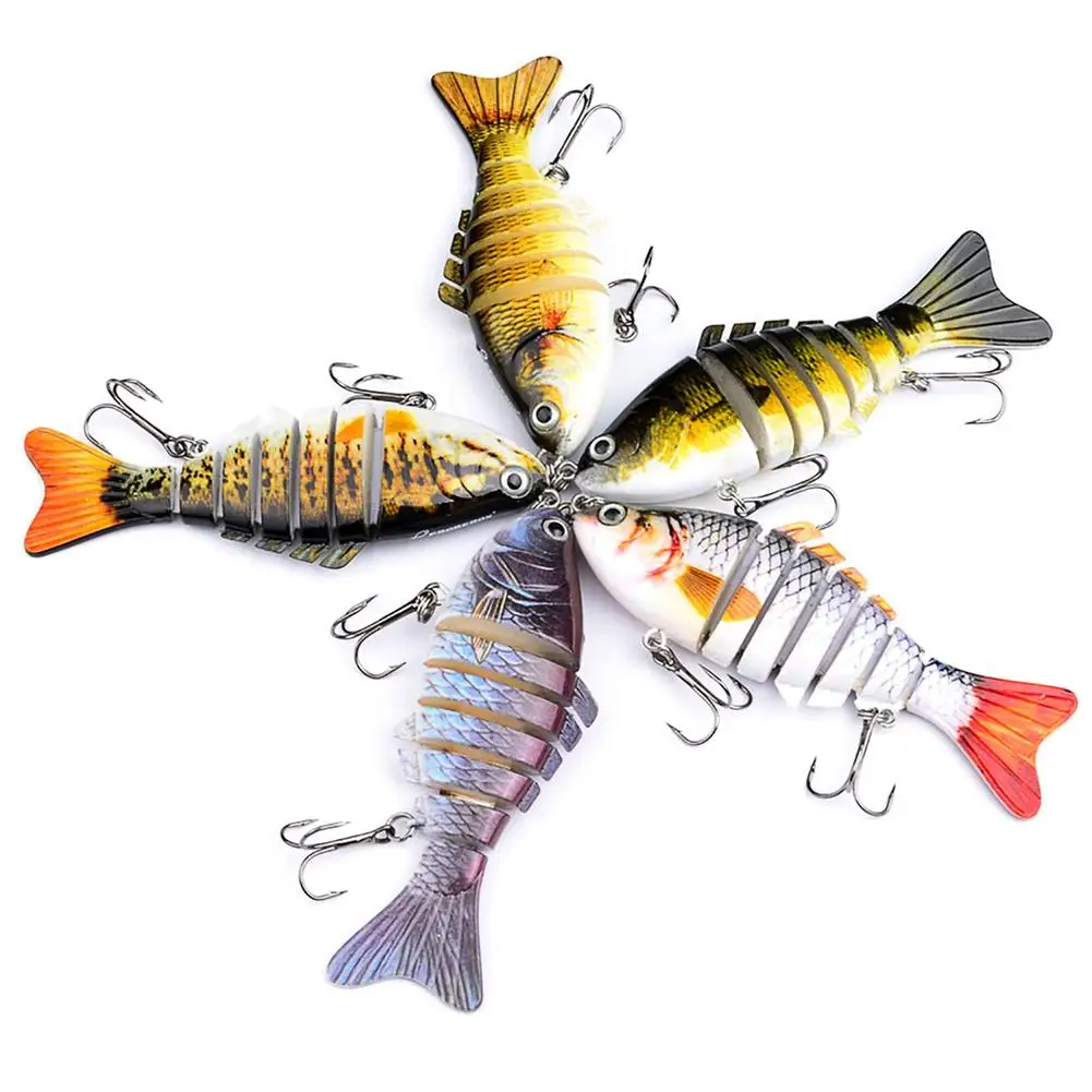 

Jointed Multi Sections Fishing Lure 10cm 15.5g Wobbler Crankbait Artificial Lure Bait Fishing Tackle Accessories