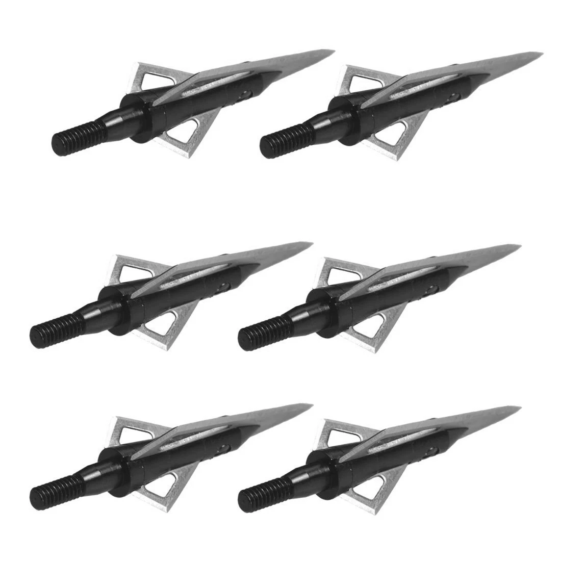 새로운 100 그레인 양궁 헤드 브로드 헤드 팁 화살 사냥 연습용 석궁 리커브 활 컴파운드 보우