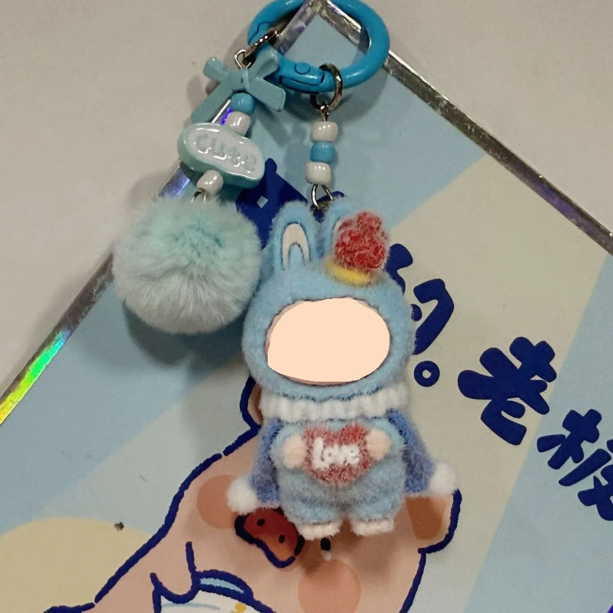 1PCSNew سلسلة المفاتيح الصغيرة الكرتون الإبداعية ثلاثية الأبعاد دمية الطلاب المدرسية قلادة سيارة مفتاح سلسلة النساء الرجال يعرض 2025