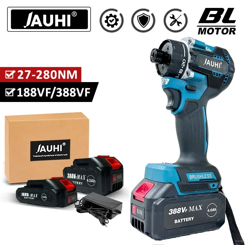 chave de fenda sem fio sem escova eletrica recarregavel 20 mais engrenagem makita 18v lithium battery tools 280nm torque 4 01