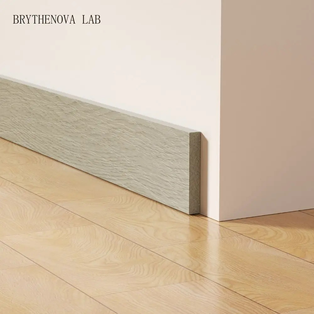 High Quality Thickened Wall Baseboard Self Adhesive Anti-collision Skirting Line 3D Corner Soft Line Living Room