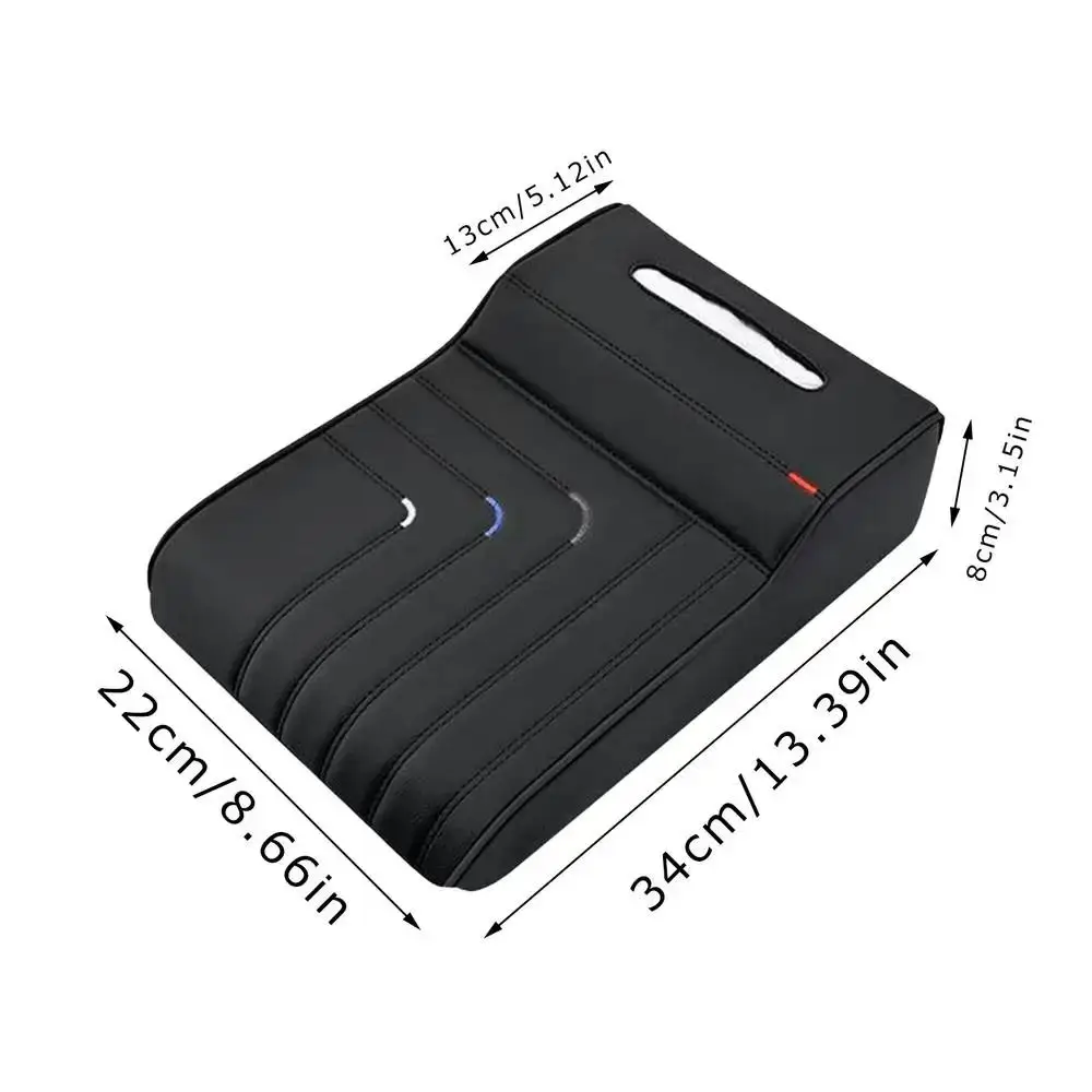 Lengthening Car Center Armrest Box Pad Wear-resistant Thicken Auto Protection Pad Cover Durable Anti Fouling