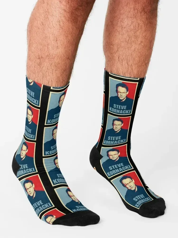 Steve Kornacki Socks retro christmas gifts Soccer floor Men Socks Luxury Brand Women's