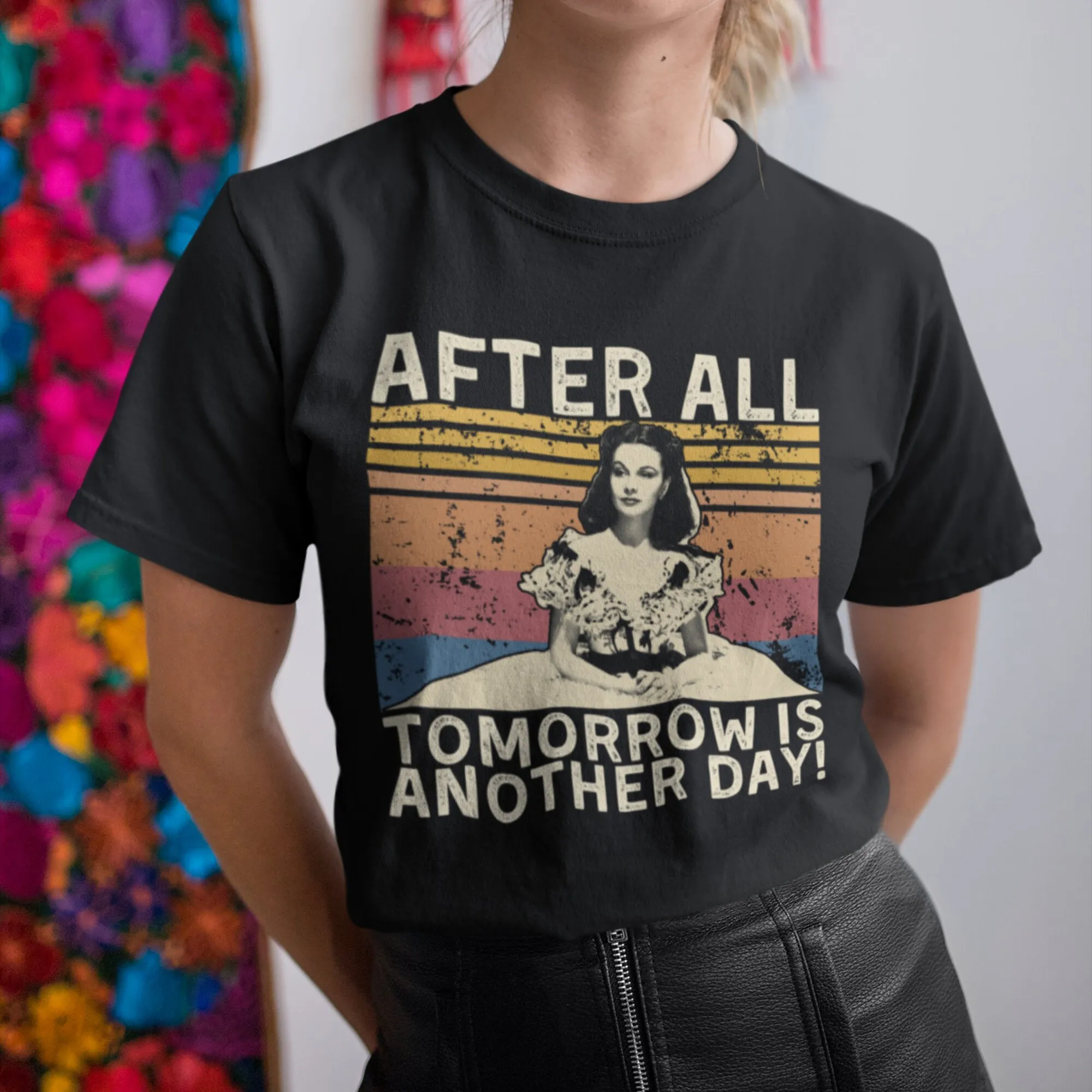 Gone With The Wind T Shirt After All Tomorrow is Another Day Vinatge SweaT