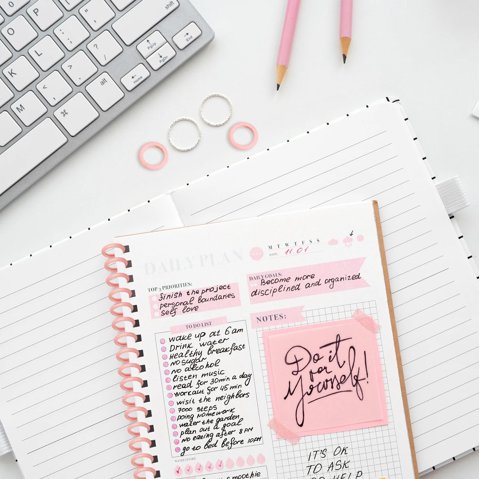 

12pcs Plastic Binding Rings 30-Ring Binder Spines For Diy Notebooks Photo Albums Loose Leaf Organizer Binding Strips