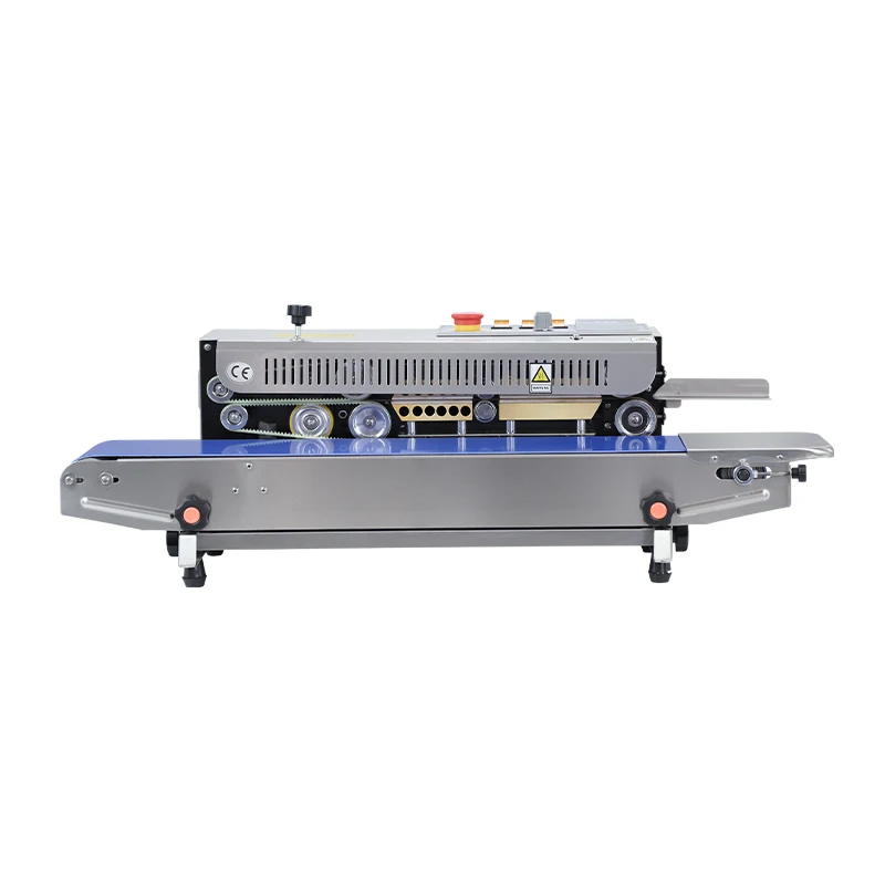 FRB-770I Hualian Automatic Continuous Heat Plastic Bag Pouch Mechanical Food Packing Sealer Band Sealing Machine