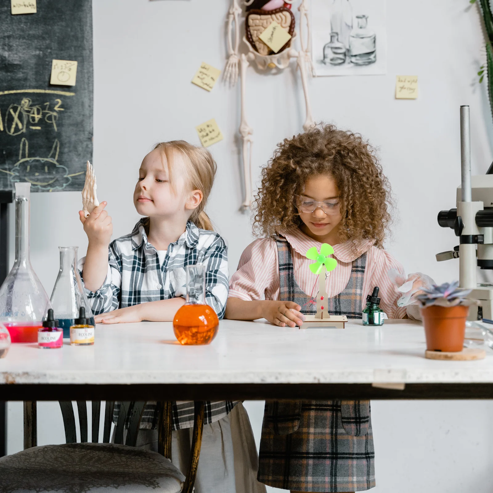 1 قطعة مولد اليدوية تجربة علمية للأطفال Diy بها بنفسك العلوم التعليمية أداة التعلم التعليمية الأطفال الطلاب #6