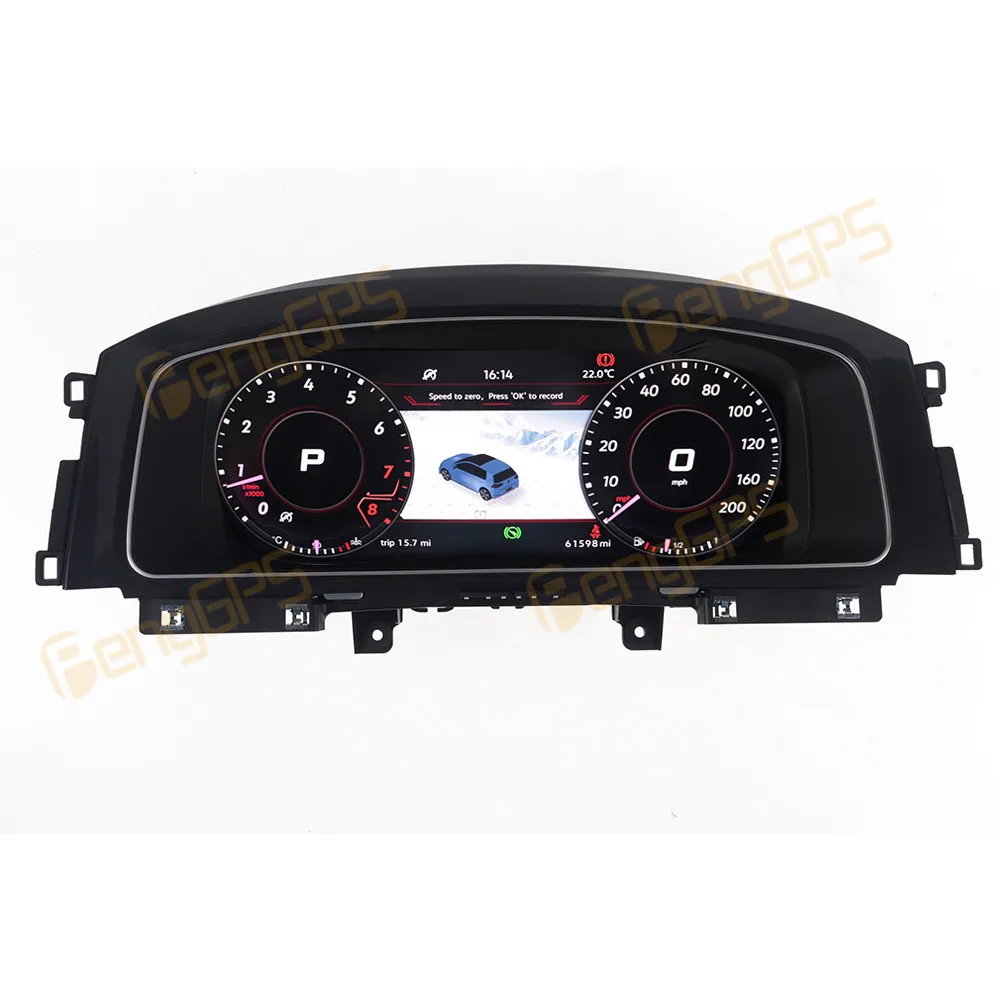 For Volkswagen VW Golf 7 MK7 Golf 7R GTi 2012-2020 Car LCD Dashboard Digital Cluster Virtual Cockpit Instrument Speedometer Unit