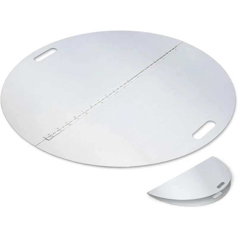 

Складной чехол для кольца для костровой чаши из нержавеющей стали со встроенной ручкой