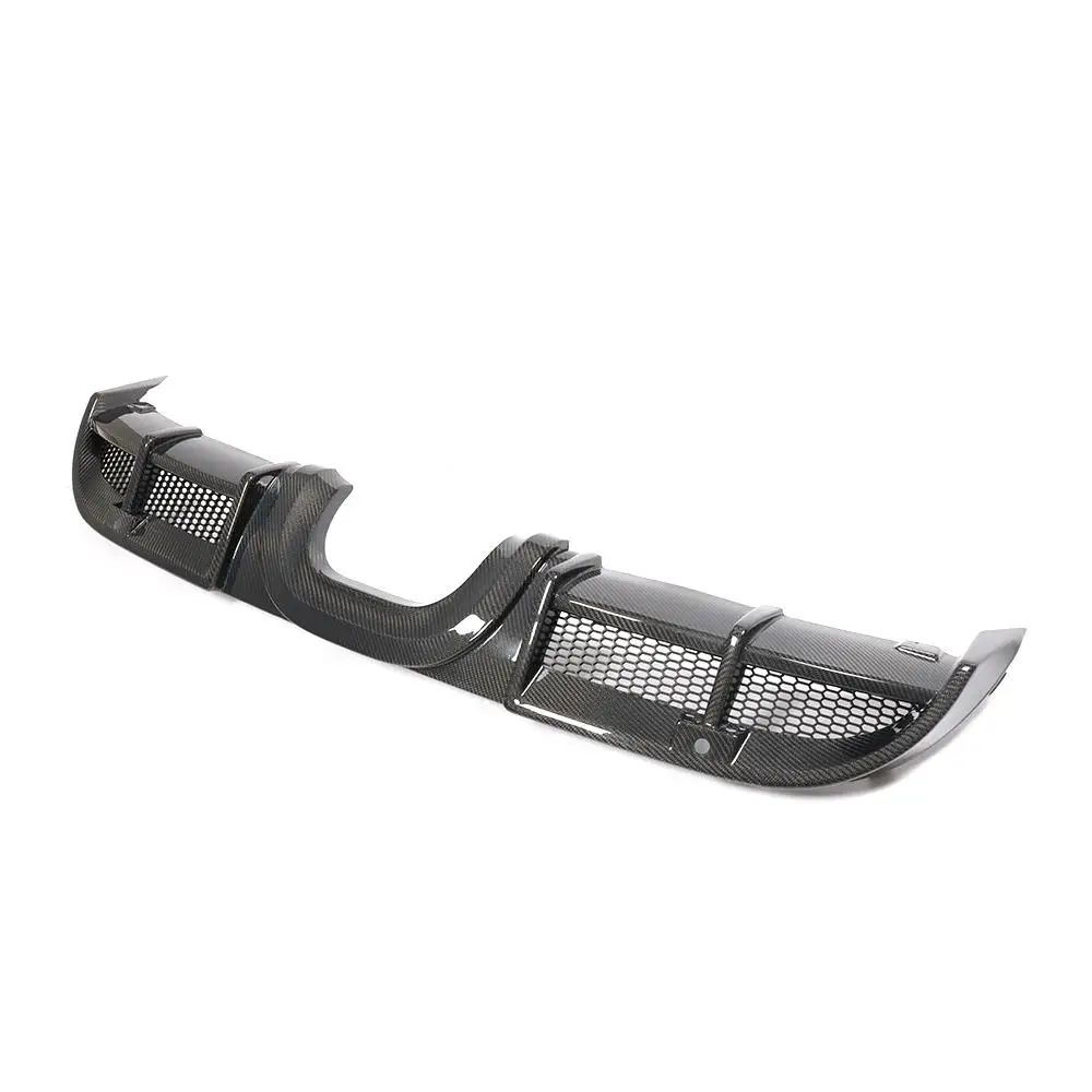 

Reli For Porsche 718 Boxster Cayman 2016-19 Real Carbon Fiber Rear Bumper Diffuser Spoiler Lip
