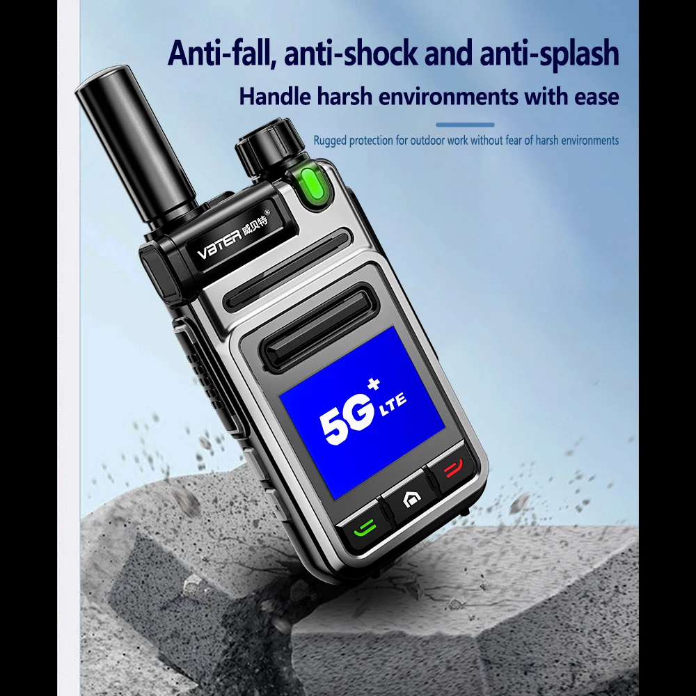 WBT-6.0 Mini 4G POC Radio Handheld Walkie-Talkie Long Ran Version 5000 Waterproof Outdoor Wireless Communication GPS Hotels