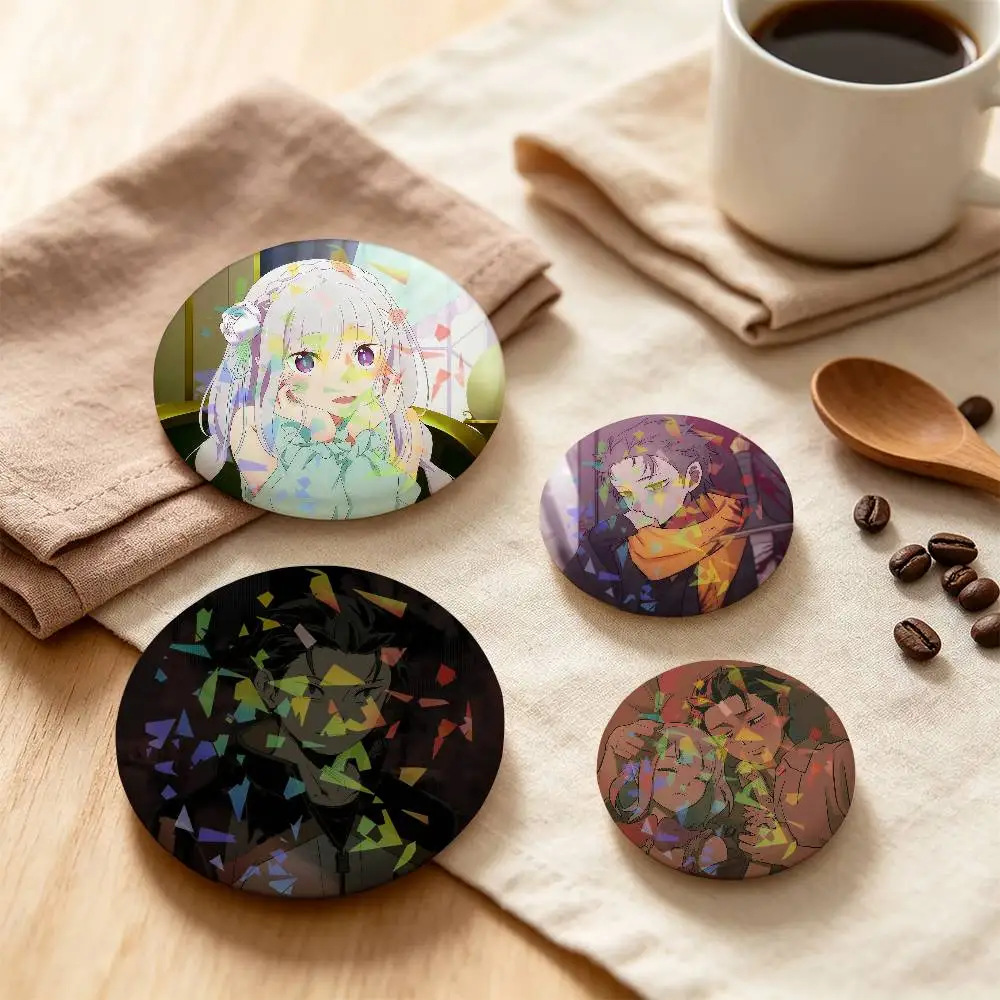 R-Re Zero Light Novel Backpack Pin Hat Pin Jacket Accessory Bag Decor Clothing Ornament Fashion Accessory