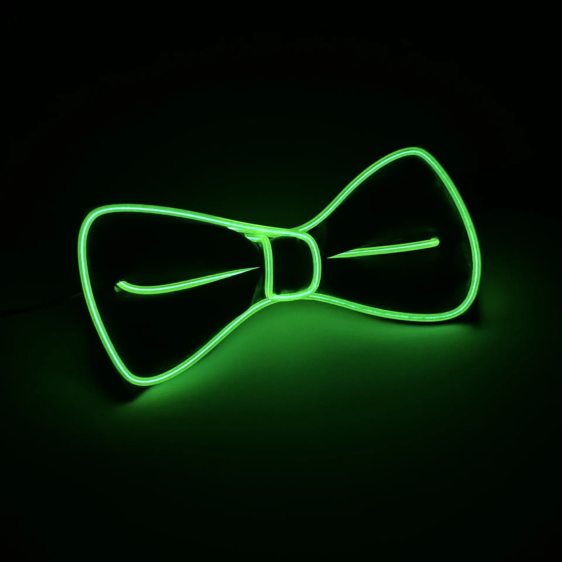 LED Glowing Bow Tie para festa de casamento, materiais brilhantes, aniversário, festival, Halloween, Glow-in-the-Dark, novo, SD01