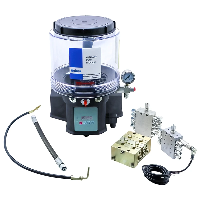Seirna Sale Of Automatic Central Lubrication System Progressive Lubrication 24V Electric Grease Pump For Excavator Loaders