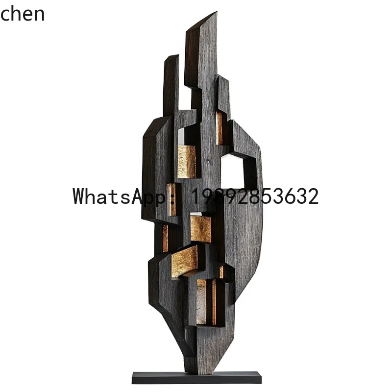 

FZ Retro Creative Geometric Ornaments Model Room Hotel Lobby Living Room Crafts Study Office Decorations