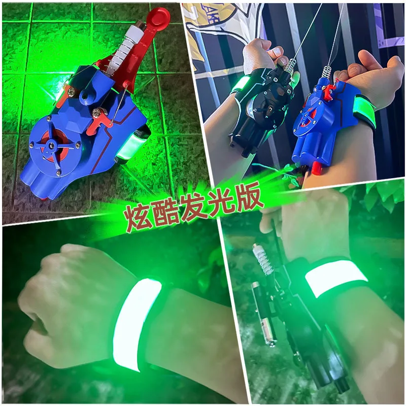 2024 Fully Automatic Spider-man: Far From Home Spiderman Web Shooters Spider Silk Rope Device Cosplay Props Toy Christmas Gift