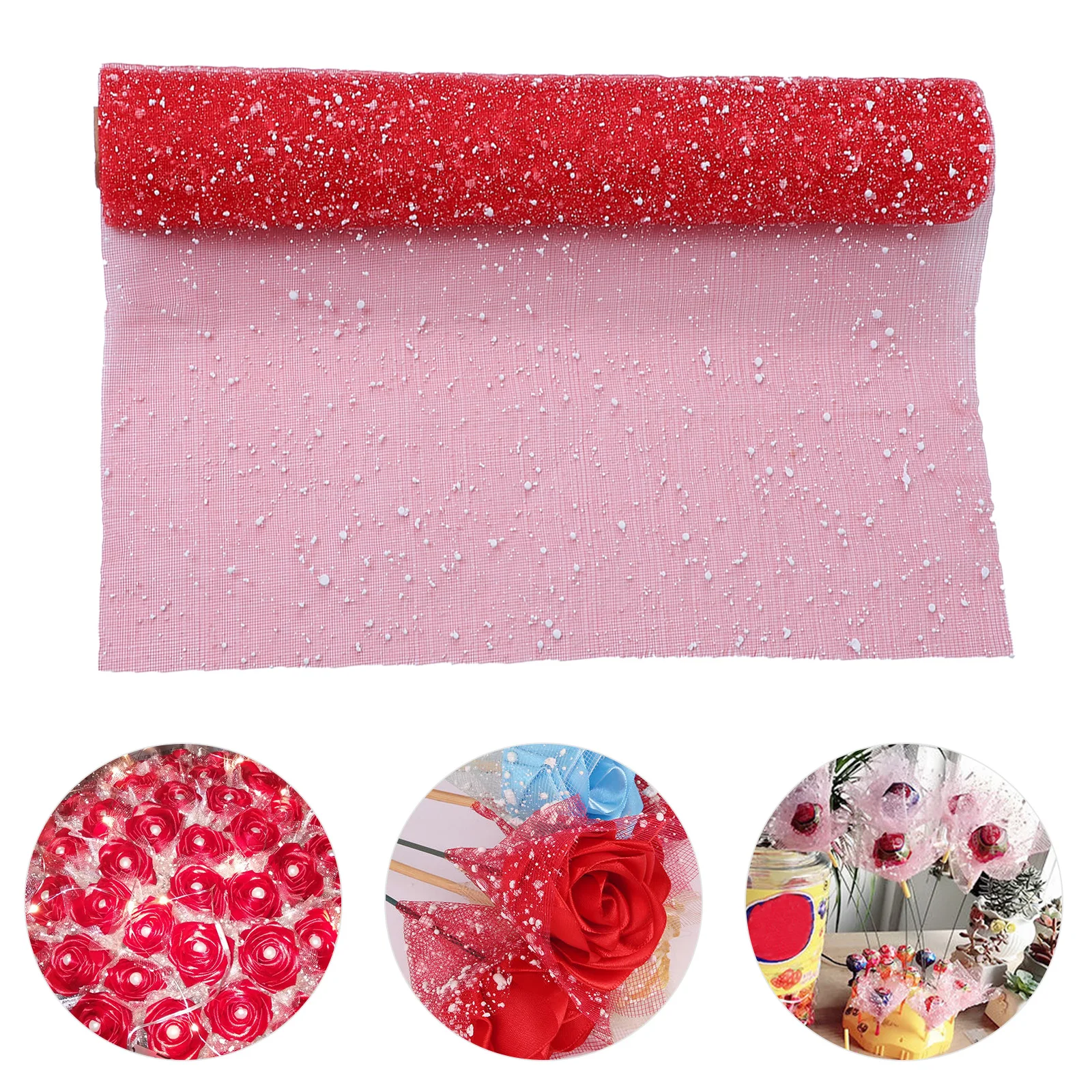

Flower Bouquet Packaging Materials Floral Wrapping Gauze Earth Tones