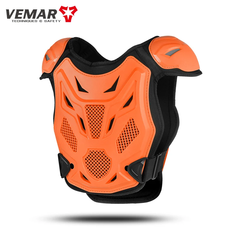 Kids Motocross Armor Children Boy Girls Anti-Fall Balance Bike Motorcycle Protective Elbow Knee Pads/Riding Chest Protector Vest view 3