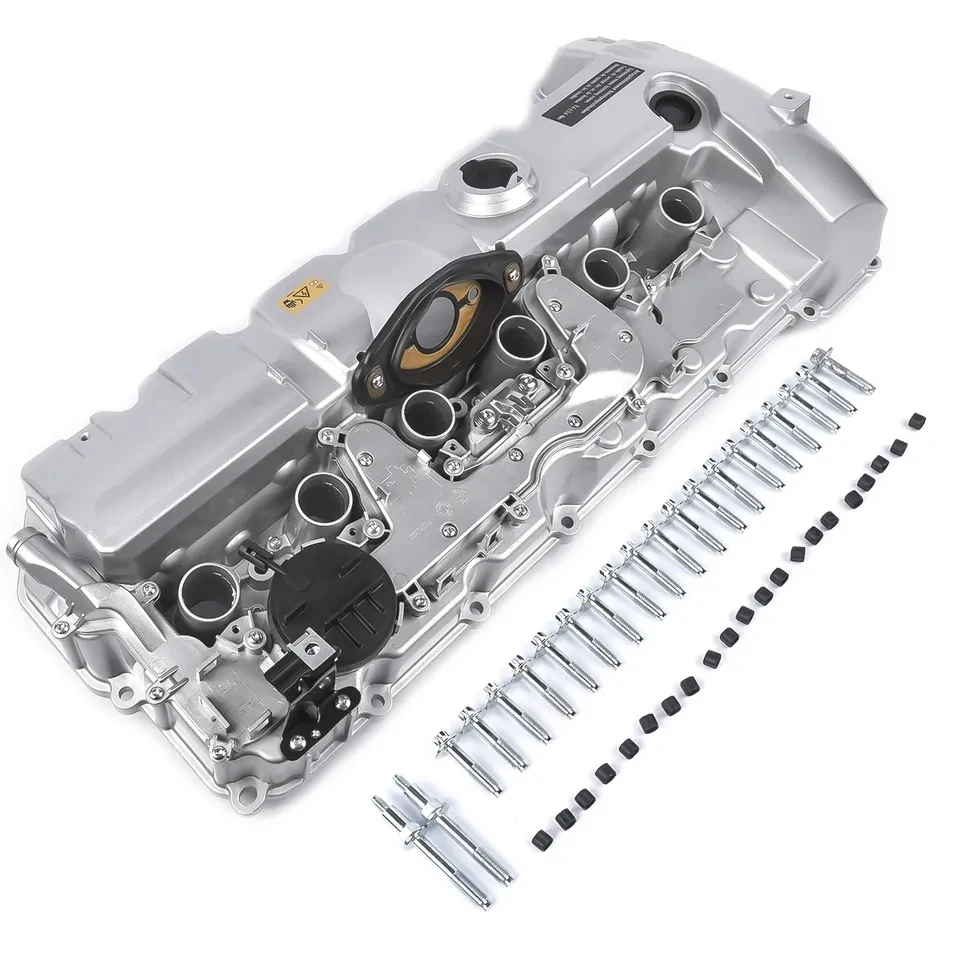 

for BMW N52 N51 3.0L E82 128i E9X 323i 328i E60 528i E70 X5 3.0si E83 X3 E85 Z4 E89 Z4 F10 528i Aluminum Valve Cove 11127552281