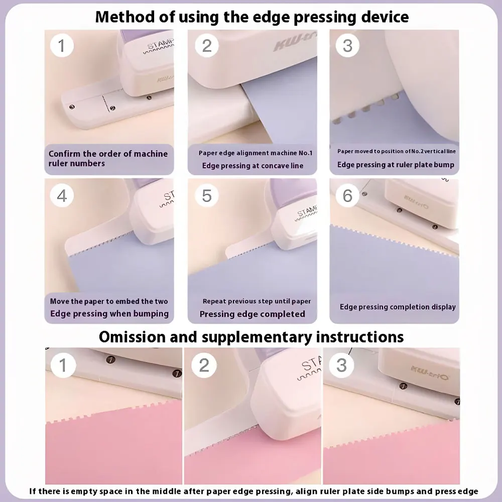1PC stamp lace embossing tool, suitable for homemade handmade notebooks, personalized loose-leaf labels and gift packaging.