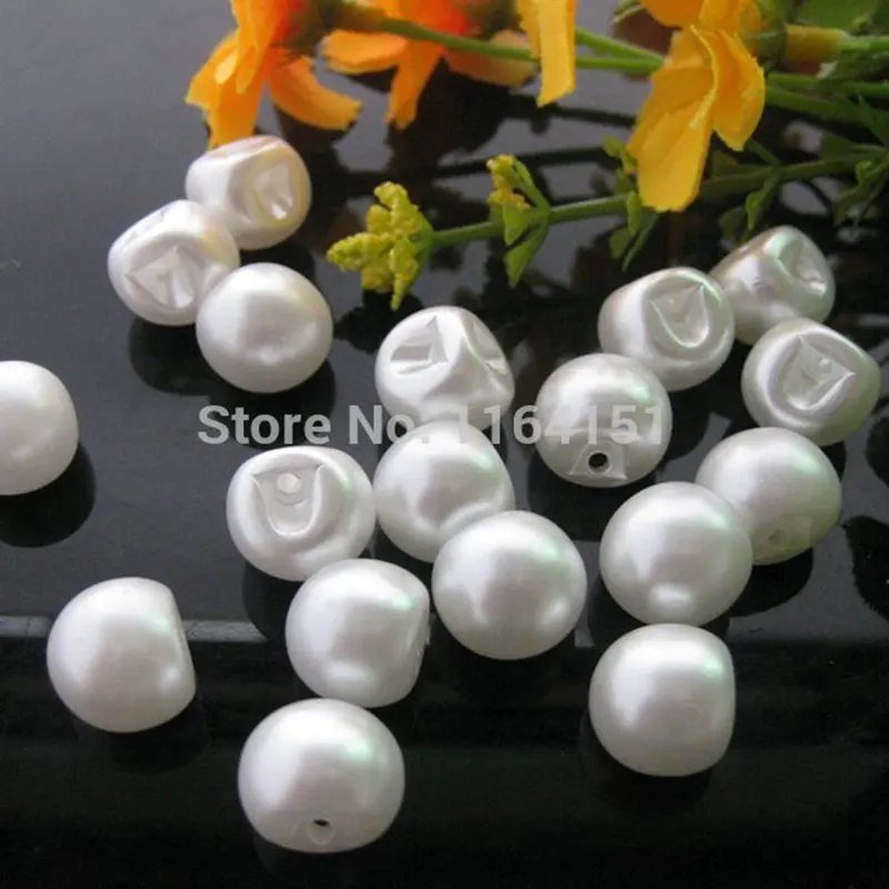 50pcs/lot Pearl Buttons 12mm 3/8