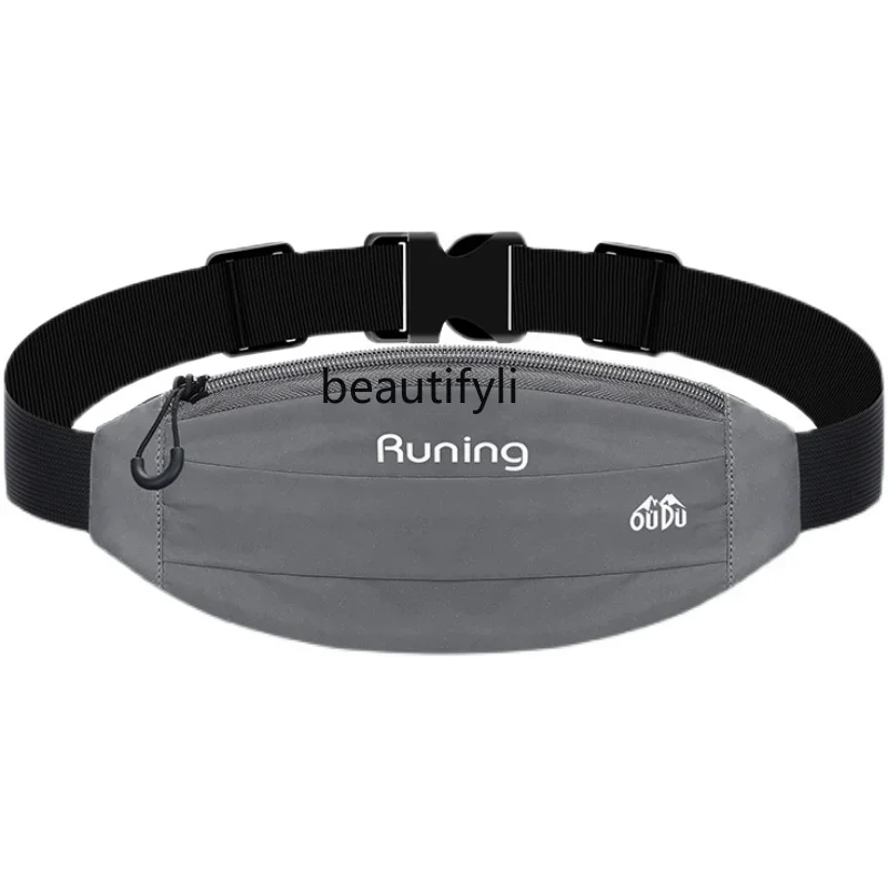 Multifunctional mobile phone fanny pack, running sports and fitness, outdoor reflective and waterproof, small belt.