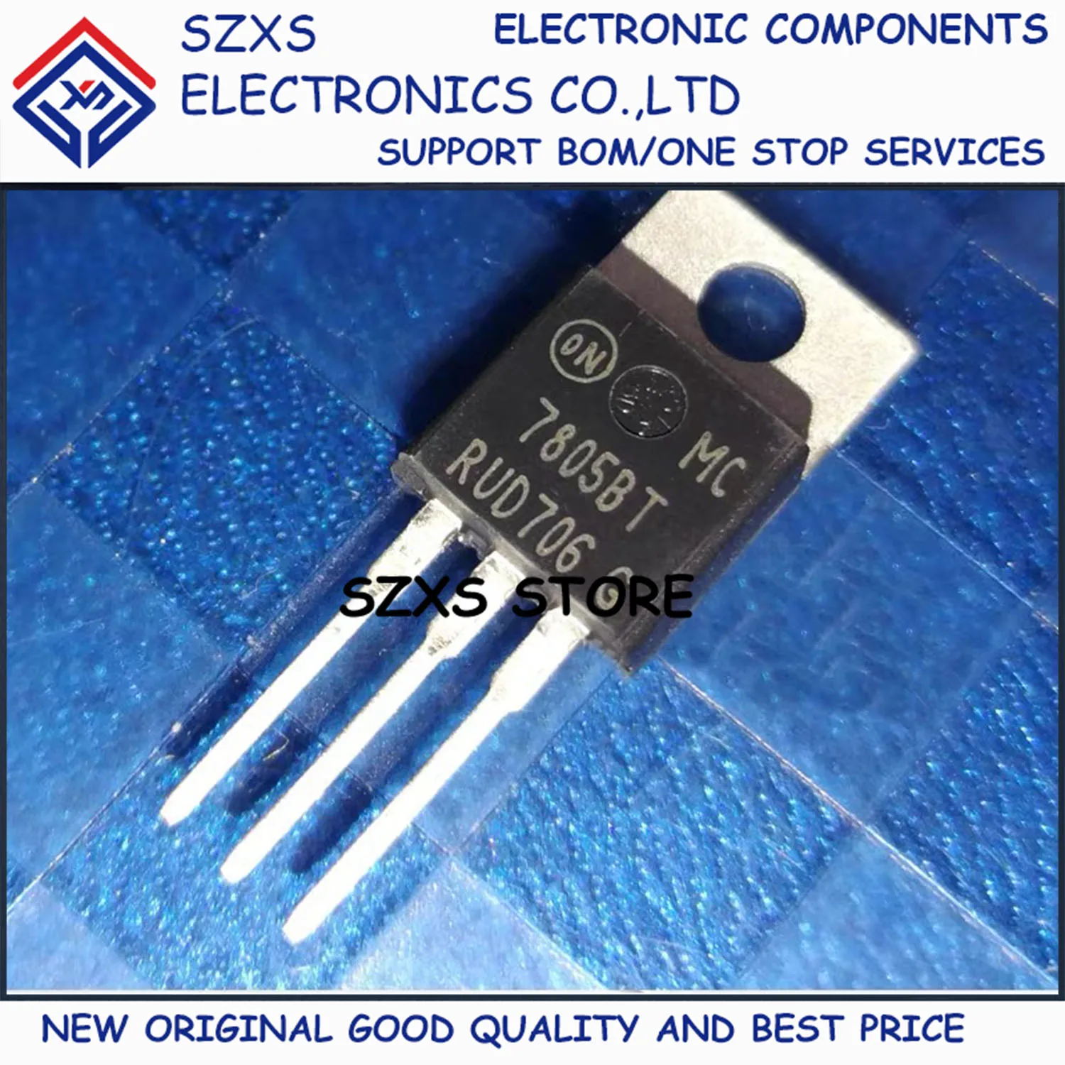 

New Original 10Pcs MC7805BT MC7805BTG MC7805CT MC7805CTG MC7806CT MC7806CTG TO-220 Three-terminal Voltage Regulator In Stock