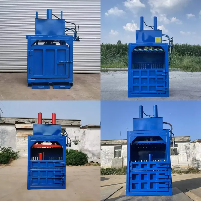 for 10T-80T Vertical Baler Automatic Hydraulic Waste Paper Textile Recycling Machine Factory Price Industrial Compactor
