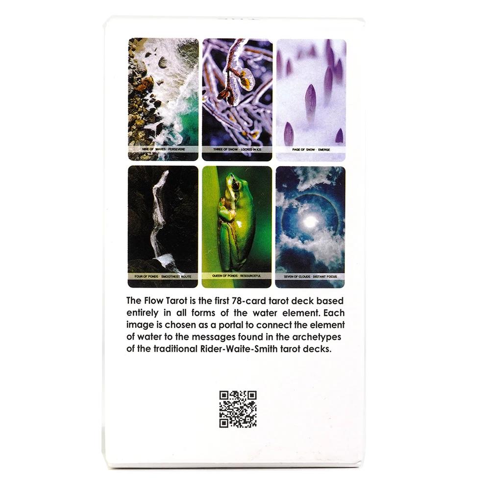 78pcs Cards The Flow Tarot The Tarot Of The Water Element Deck Based Entirely In All Forms Of The Water Element Travel Version