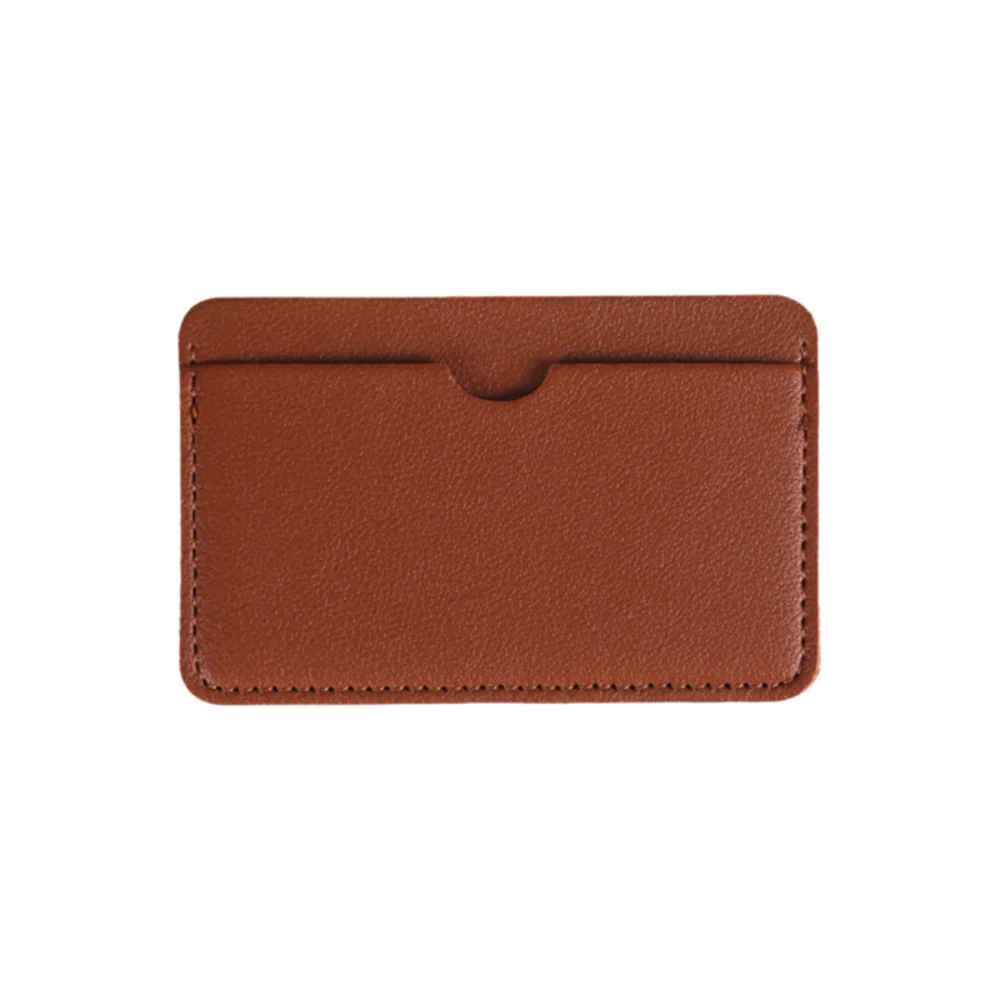 Ultra Slim PU Leather Card Holder Smooth Texture Portable Lightweight Bank Card Holder Compact Mini Card Organizer