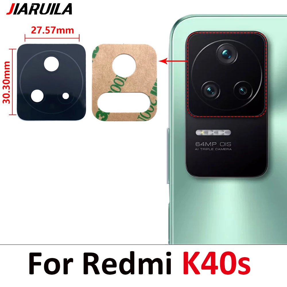 Lentille en verre de caméra arrière avec colle autocollante, pièces de rechange pour Xiaomi Redmi 10A 10C Snap6 7 7A 8 8A 9 9A 9C 10