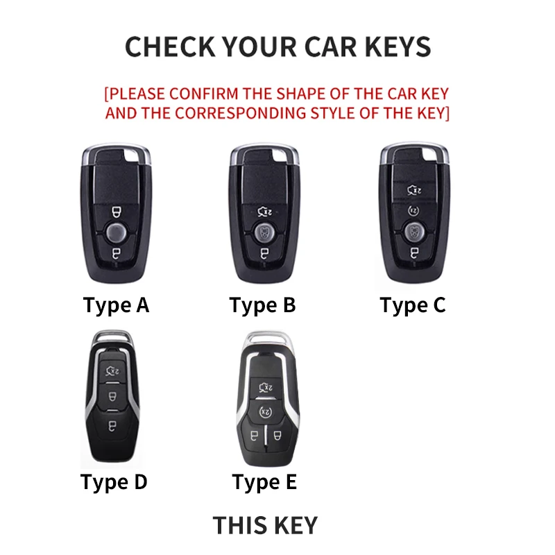 Suede Car Key Cover Case for Ford Maverick Focus Edge Explorer Everest Fusion Mondeo Mustang Raptor Bronco Ranger KA Fiesta Kuga - Image 2