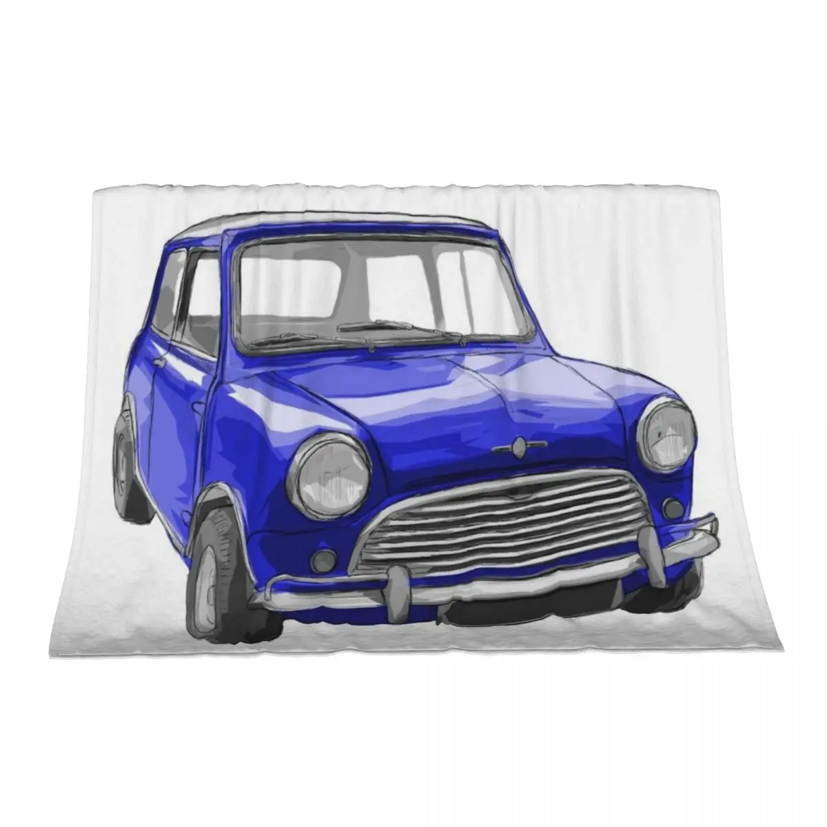 

Classic Mini Blue Throw Blanket Nap warm winter valentine gift ideas Cute Plaid Blankets