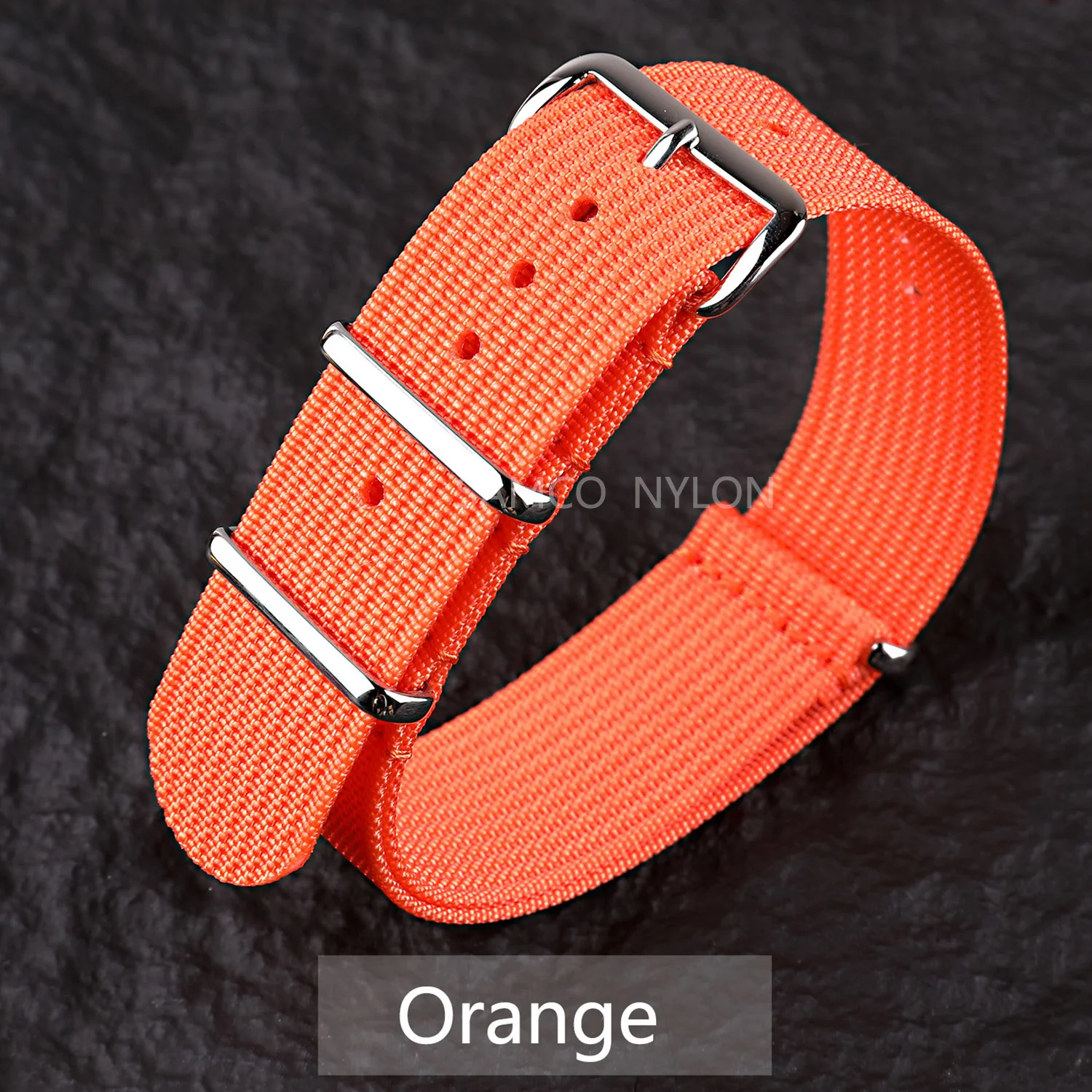Geripptes Nylon-Uhrenarmband, 18 mm, 20 mm, 22 mm, bequeme Uhrenarmbänder, Schlaufe, militärisch, waschbar, für Herren-Uhrenarmbänder – Detail 24