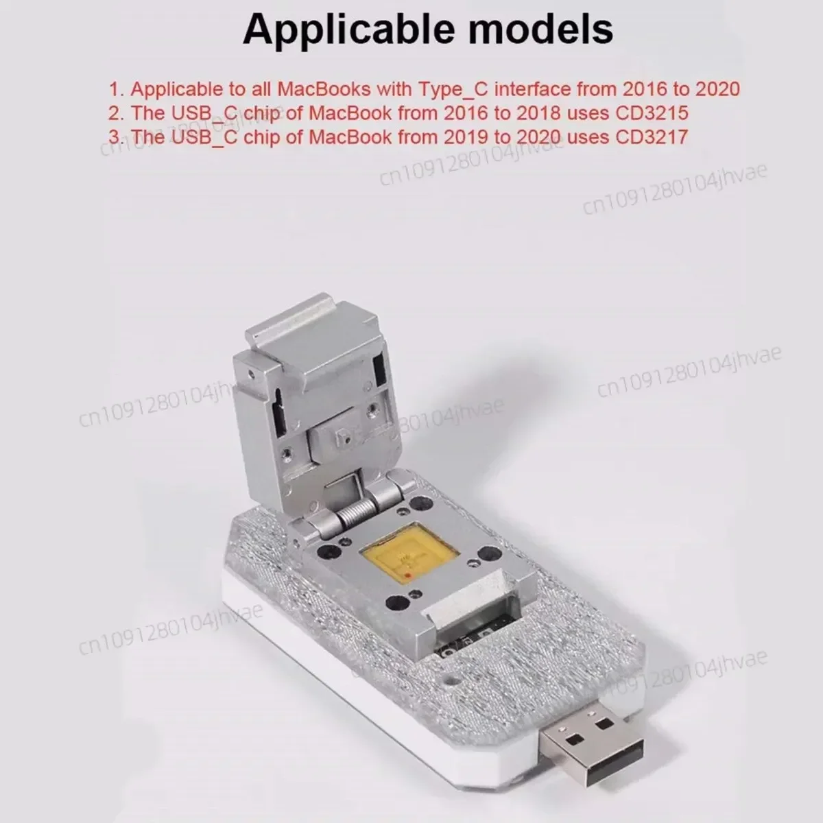 Hot Baiyi U301 ROM Assistant 5V-20V Boost ROM Data Reader for Macbook Pro Air USB-C Voltage Recovery Repair (CD3215 and CD3217)