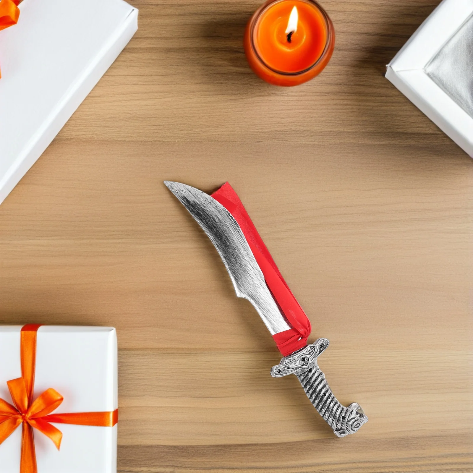 High Detail Crafted Sword Prop for Themed Parties Roman Medieval Knight Pirate Costume Role Play Game Pretend Play Accessories