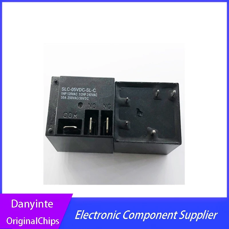 New 5Pcs/lot  relay T91 SLC-24VDC-SL-C 24V SLC-05VDC-SL-C 5V SLC-12VDC-SL-C 12V 30A 250V DIP-5  5pin