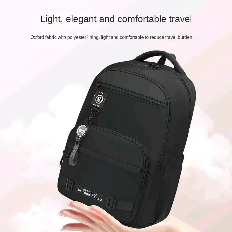 Sun Eight Tas Sekolah Santai Ransel Perjalanan Ransel Ortopedi Bahu Siswa SMP Kelas 4-6 Kapasitas Besar Mochilas