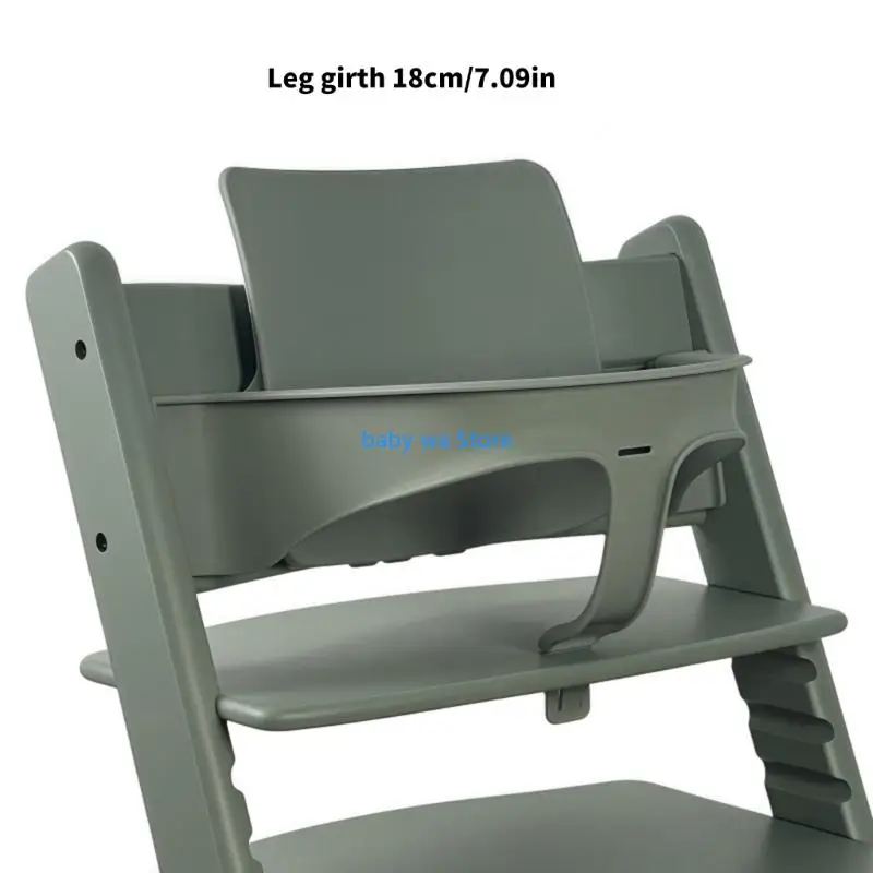واقي سلامة الطفل قابل للفصل للكرسي المرتفع، مسند ظهر مريح للمنزل لمرحلة ما قبل المدرسة 4XBD