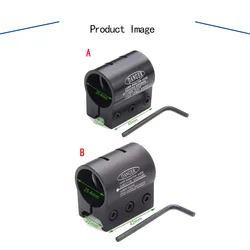 25.4mm ring sight flashlight torch holder 11/20mm Weaver Picatinny guide rail clip, dovetail guide rail, metal fixture