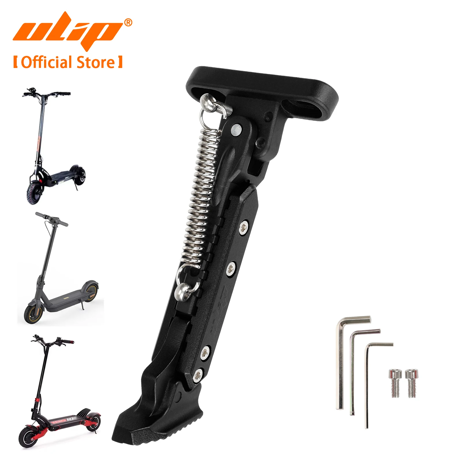 

Подставка Ulip V2.0 для скутера, улучшенная Выдвижная боковая парковочная подставка для Max G30/Zero10X/Kaabo Mantis 10/Vsett 9