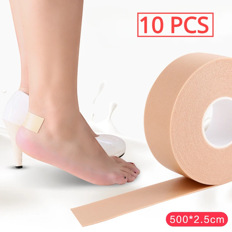 5M Silicone Gel Heel Cushion Protector Foot Feet Care Women Shoe Pads Insert Insole Sticker Useful Heel Protector Cushion Tapes